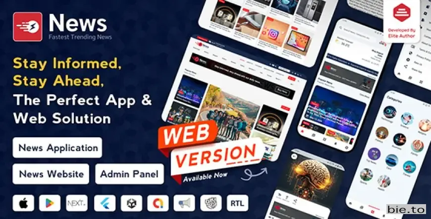 News - Flutter News App for Android & iOS with Admin Panel