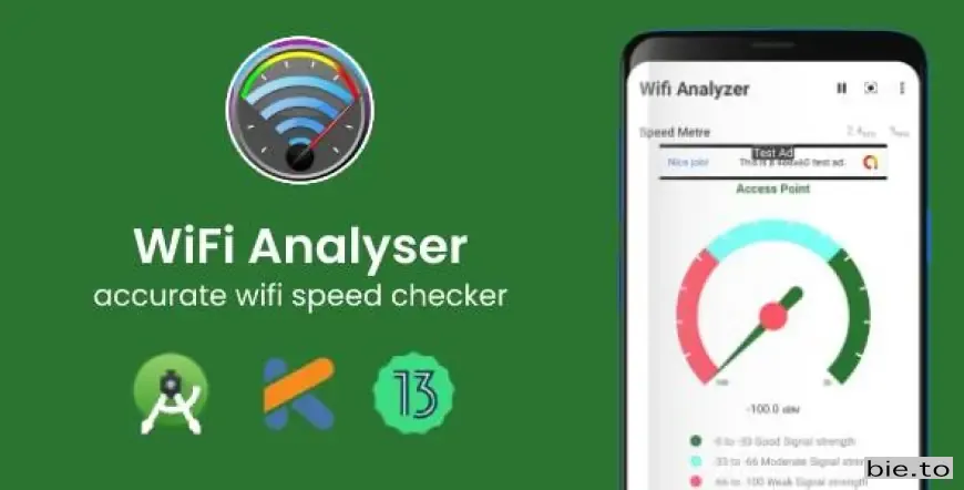 Wifi Analyzer app with Admob Ads - Android 13 supported