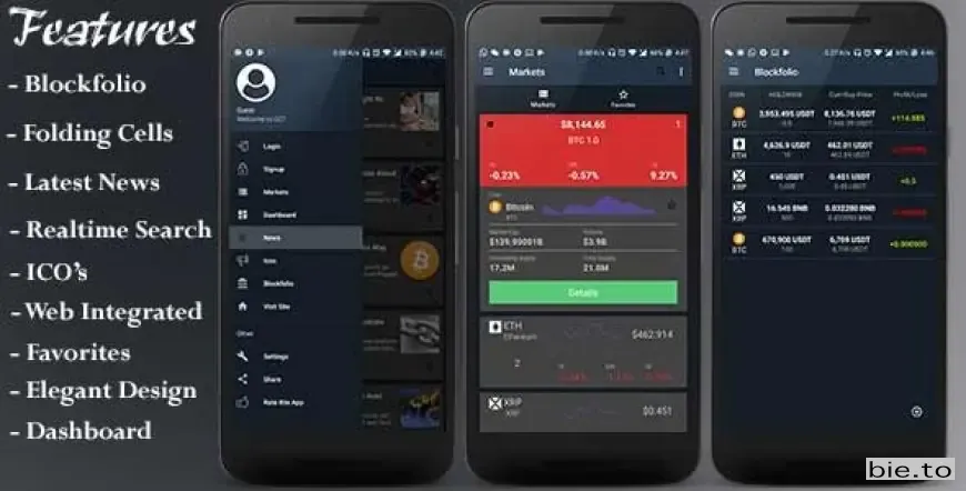 CCT - Crypto Currency Tracker Android App