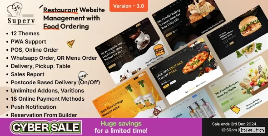 Superv - Restaurant Website Management (Food Ordering)