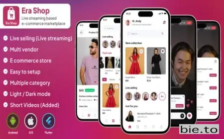 Era Shop - Live Streaming, Short Video based E-commerce Store Multi Vendor