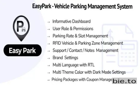 EasyPark SaaS – Vehicle Parking Management System