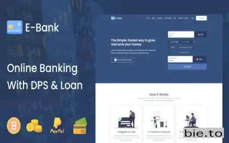 E-Bank - Complete Online Banking System With DPS