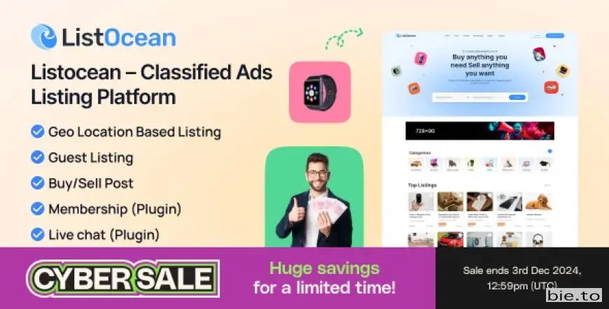 Listocean – Classified Ads Listing Platform