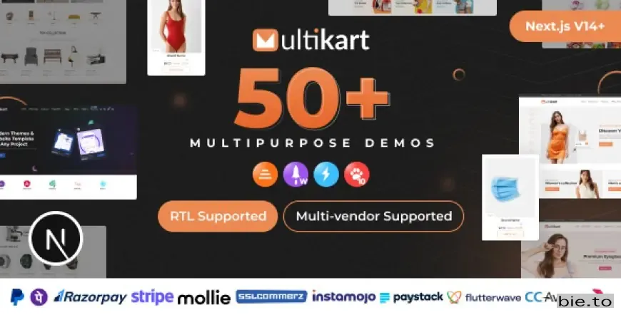 Multikart - Single or Multivendor eCommerce with React Next JS & Laravel REST API