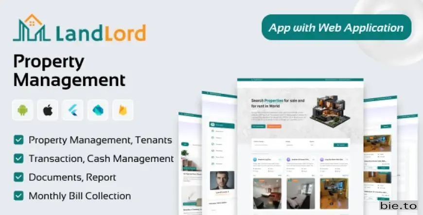 Onest Landlord - Property Management - Apartment, Rent Collection, Tenant and Invoice Bill laravel script