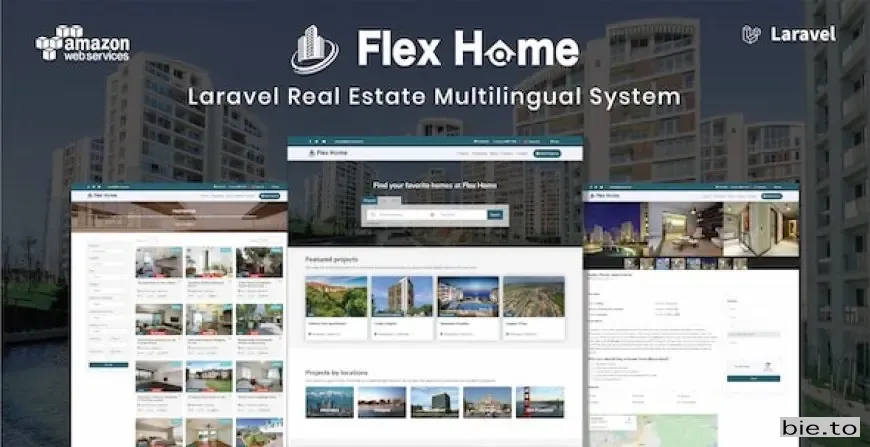 Flex Home - Laravel Real Estate Multilingual System