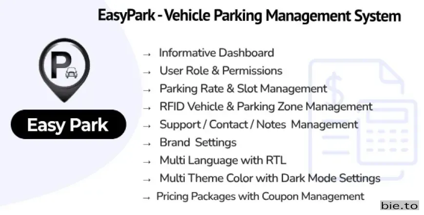 EasyPark SaaS – Vehicle Parking Management System