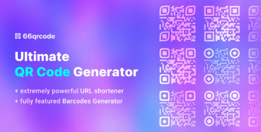 66qrcode - Ultimate QR Code Generator & URL Shortener (SAAS)