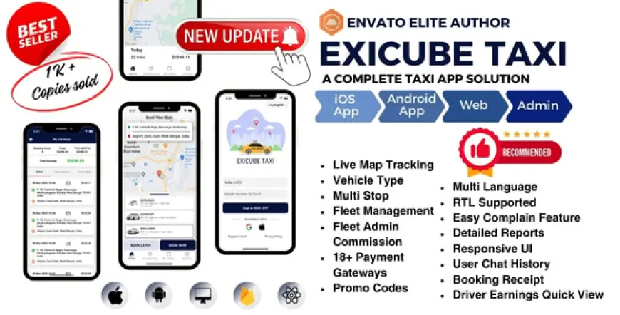 Exicube Taxi App