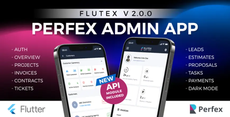 Flutex - Perfex CRM Admin/Staff Mobile App for Android & IOS