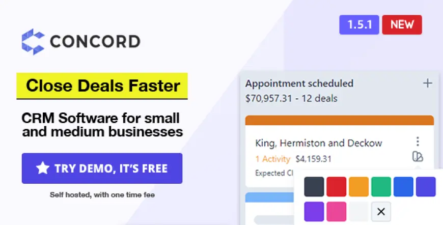 Concord– Deals Management CRM