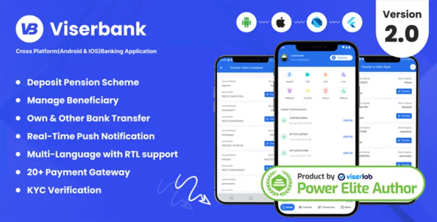 ViserBank - Cross Platform Internet Banking Application