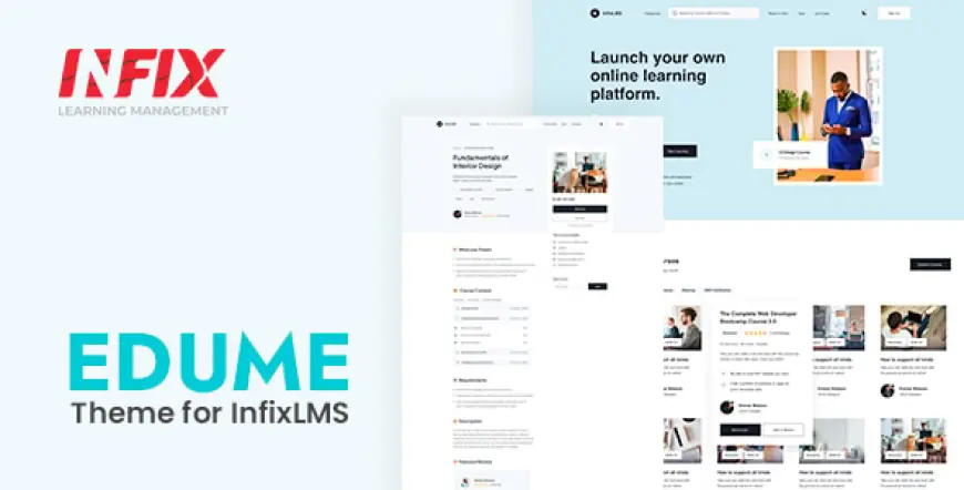 EduMe Theme - Infix LMS Laravel Learning Management System Theme