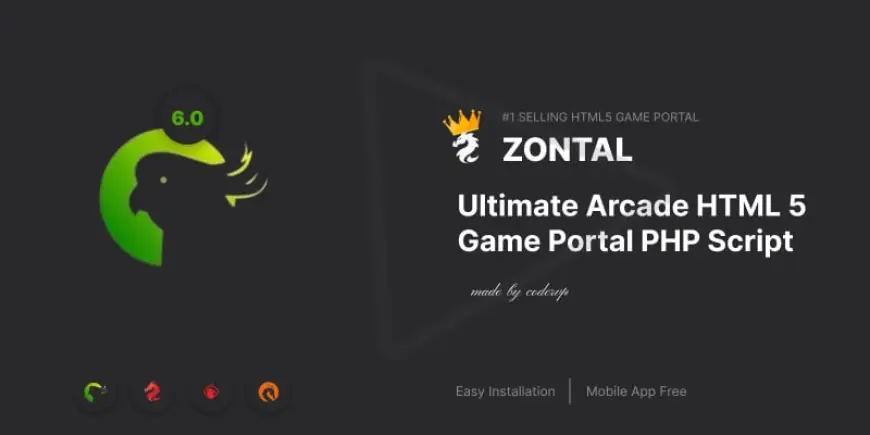 Zontal - Arcade HTML 5 Game Portal PHP Script