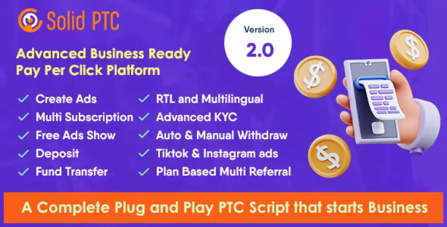 Solid PTC - Advanced Pay Per Click Platform