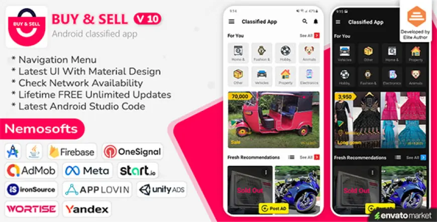 Buy and Sell Android Classified App