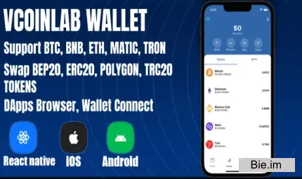 VCoinLab - Best Crypto Wallet React Native Template