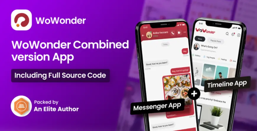 WoWonder Mobile - The Ultimate Combined Messenger & Timeline Mobile Application