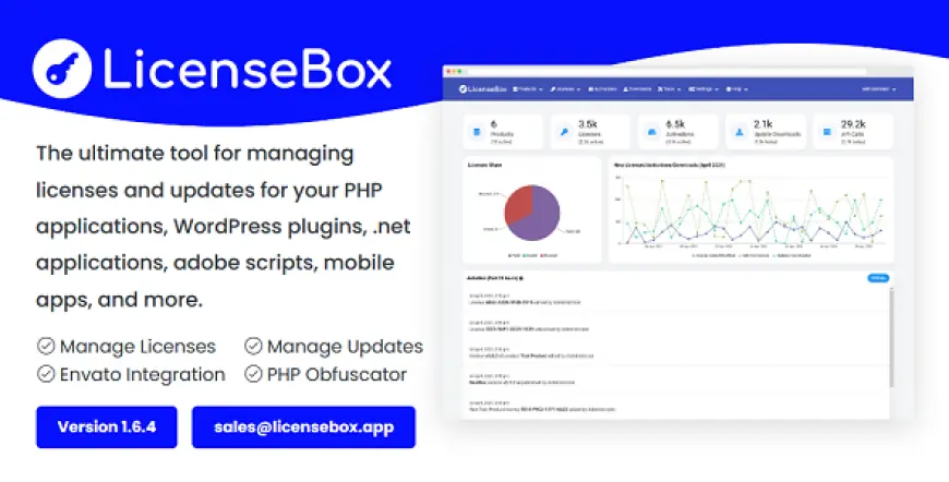 LicenseBox - PHP Licenser and Updates Manager