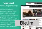 Varient – News & Magazine Script