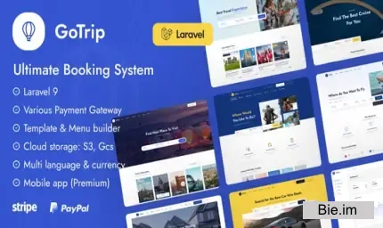 GoTrip - Laravel Booking System