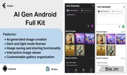 AI Image and AI Content Generator - Android App Full Kit