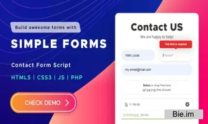 Simple Forms - Contact Form Script