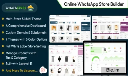 WhatsStore SaaS - Online WhatsApp Store Builder