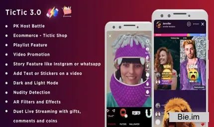 TicTic - Android media app for creating and sharing short videos