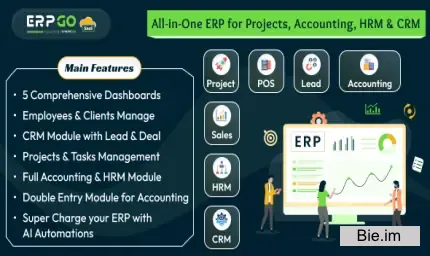 ERPGo SaaS v7.7 - All In One Business ERP With Project, Account, HRM & CRM - nulled