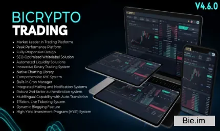 Bicrypto v5.5.7 - Crypto Trading Platform, Binary Trading, Investments, Blog, News & More!