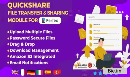 QuickShare - File transfer & sharing module for Perfex CRM