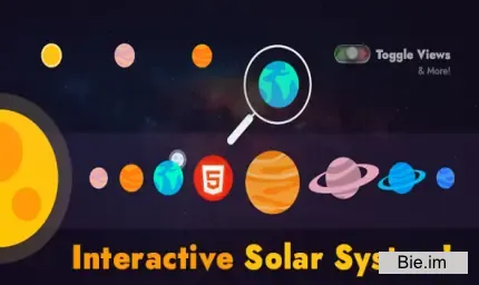 Interactive 3D Solar System