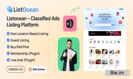 Listocean – Classified Ads Listing Platform