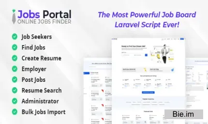 Jobs Portal - Job Board Laravel Script