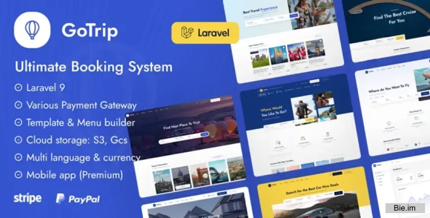 GoTrip - Laravel Booking System