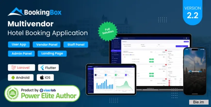 BookingBox - Complete MultiVendor Hotel Booking Application SAAS