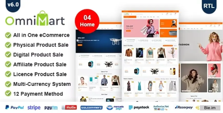 OmniMart - eCommerce CMS - Laravel eCommerce script