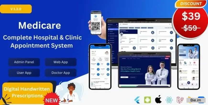 Medicare - Hospital & Clinic Management and Appointment System