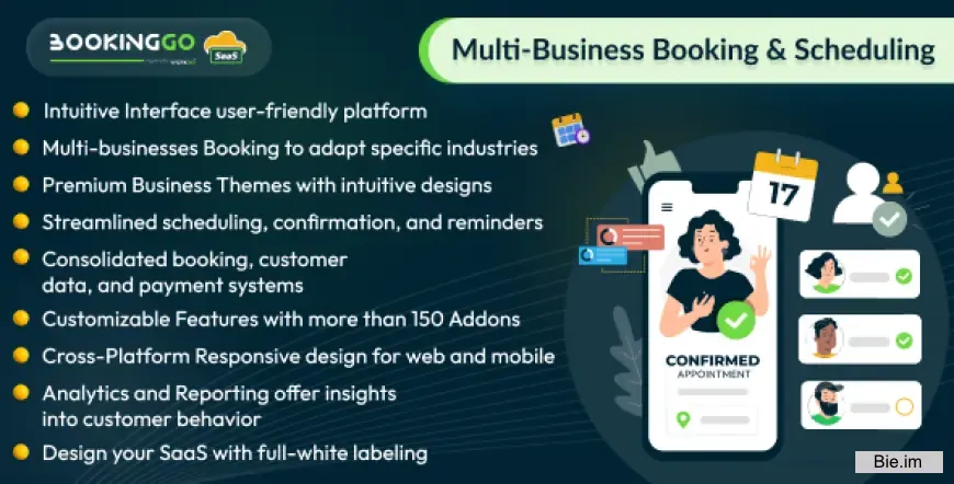 BookingGo SaaS - Multi Business Appointment Booking and Scheduling