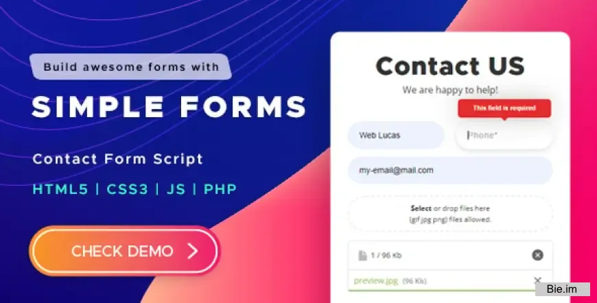 Simple Forms - Contact Form Script