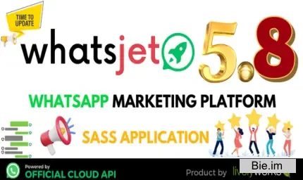 WhatsJet SaaS v6.0.0 - A WhatsApp Marketing Platform with Bulk Sending, Campaigns, Chat Bots & CRM - nulled