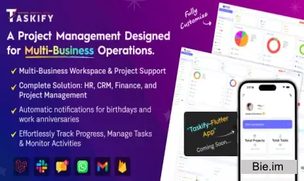Taskify - Project Management - Task Management & Productivity Tool