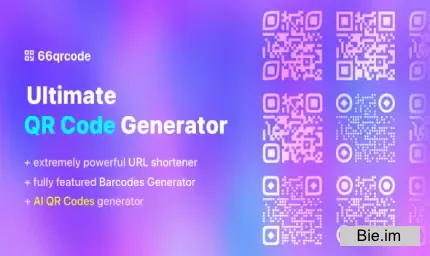 66qrcode - Ultimate QR Code Generator & URL Shortener (SAAS)