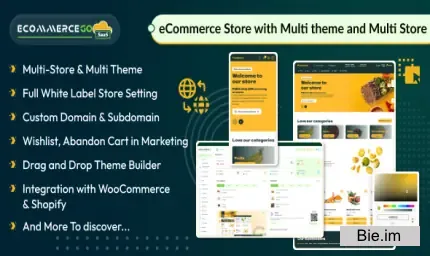 eCommerceGo SaaS - eCommerce Store with Multi theme and Multi Store