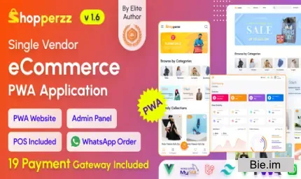 Shopperzz v1.8 - PWA eCommerce CMS with POS & WhatsApp Ordering | Inventory Management