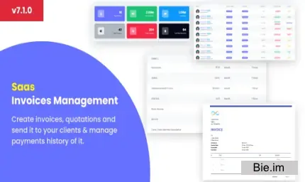 Invoice SaaS Management System - Invoices SaaS / Billing Management / Laravel Invoice Management