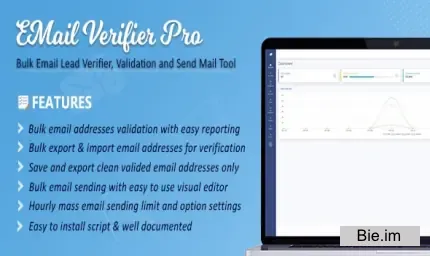 Email Verifier Pro - Bulk Email Addresses Validation, Mail Sender & Email Lead Management Tool