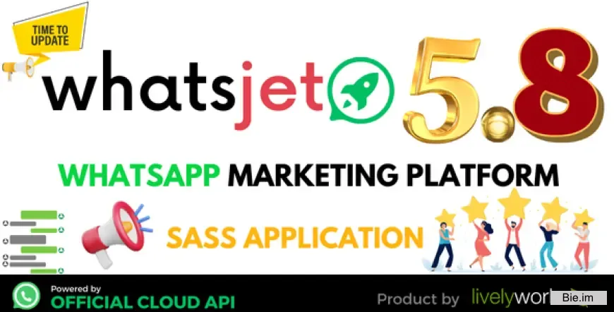 WhatsJet SaaS - A WhatsApp Marketing Platform with Bulk Sending, Campaigns, Chat Bots & CRM